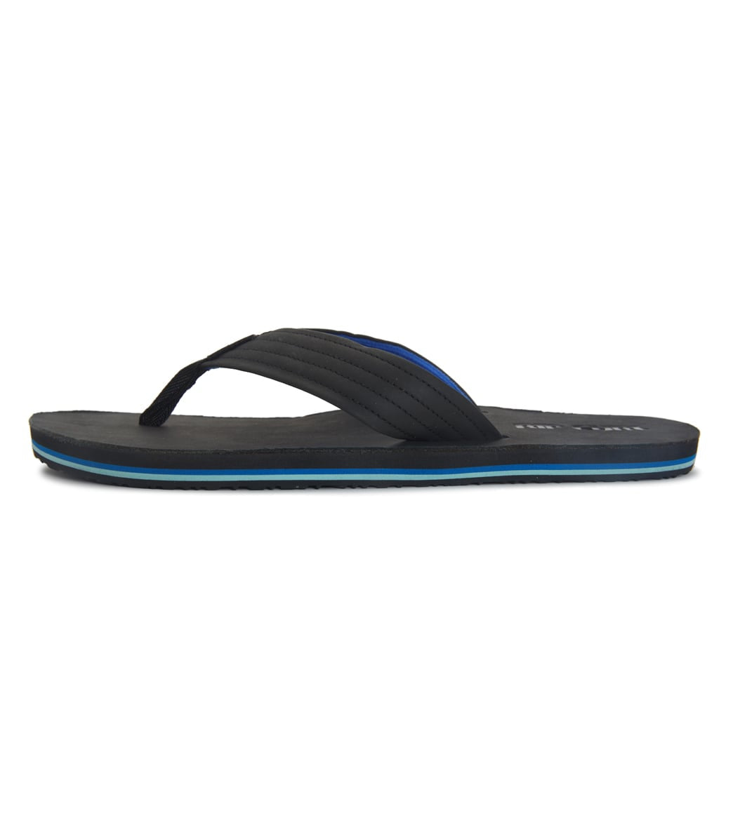 Rip Curl Men's Revival Leather Open Toe Flip Flops