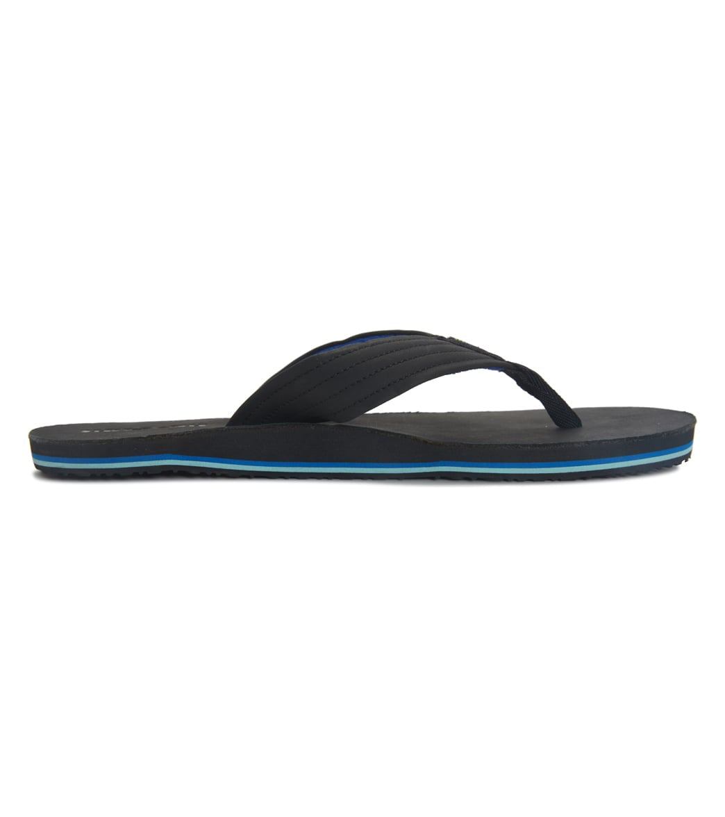 Rip Curl Men's Revival Leather Open Toe Flip Flops