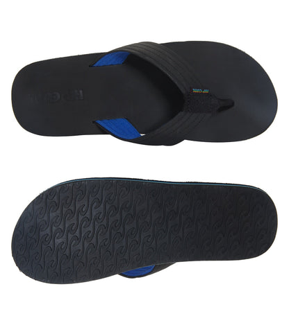 Rip Curl Men's Revival Leather Open Toe Flip Flops