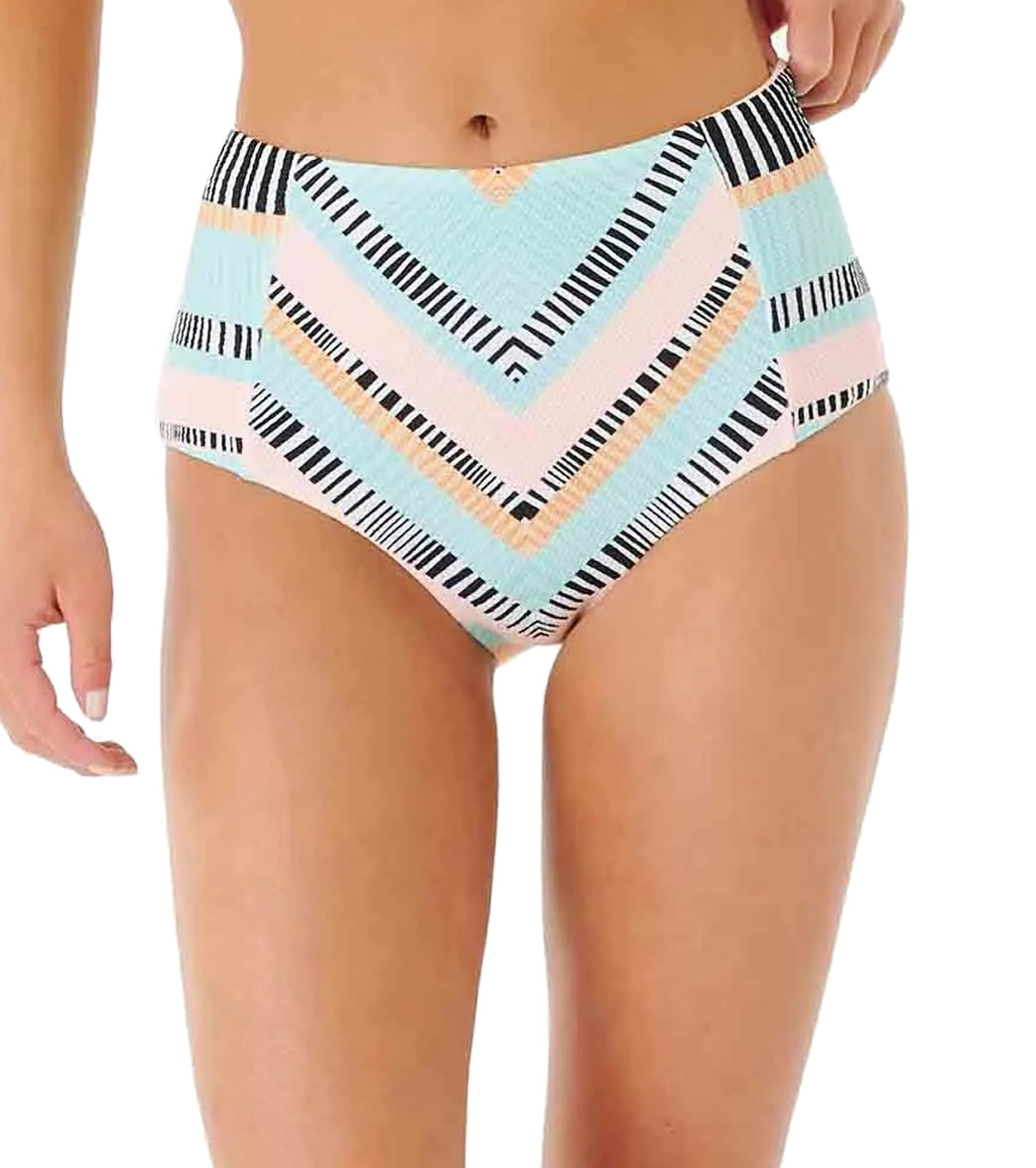 Rip Curl Women's Ripple Effect Good High Waisted Bikini Bottom
