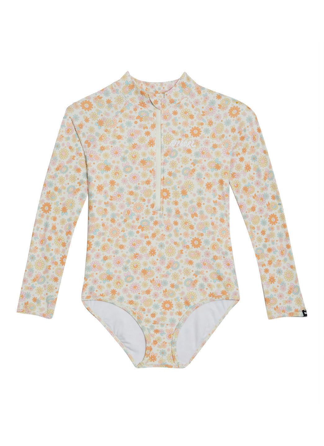 Rip Curl Girls' La Tropica Long Sleeve UPF 50 One Piece Swimsuit