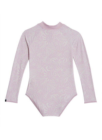 Rip Curl Girls' La Tropica Long Sleeve UPF 50 One Piece Swimsuit