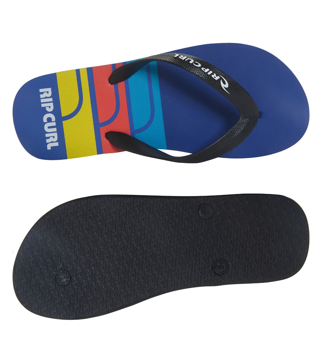 Rip Curl Men's Surf Revival Logo Open Toe Flip Flops