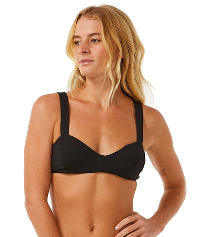 Rip Curl Women's Classic Surf Bikini Top (D-DD Cup)