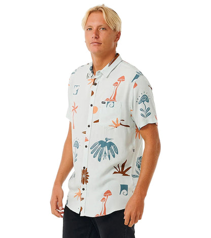 Rip Curl Men's Party Pack Short Sleeve Buttom-Up Shirt