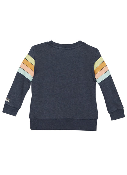 Rip Curl Girls' Day Break Crew Shirt (Toddler, Little Kid)