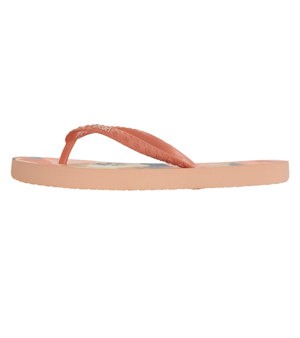 Rip Curl Girls' Melting Waves Girl Flip Flop (Big Kid)