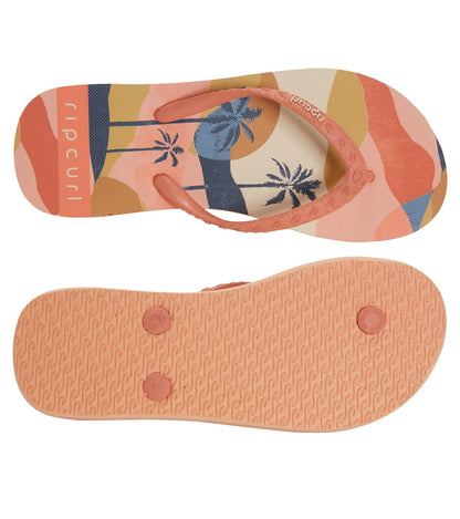 Rip Curl Girls' Melting Waves Girl Flip Flop (Big Kid)