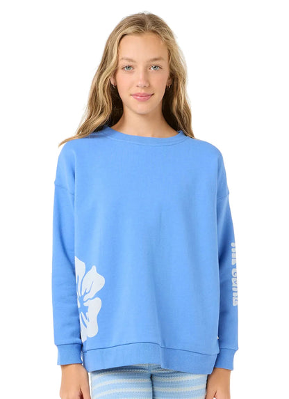 Rip Curl Girls' Bliss Crew Neck Sweatshirt (Big Kid)