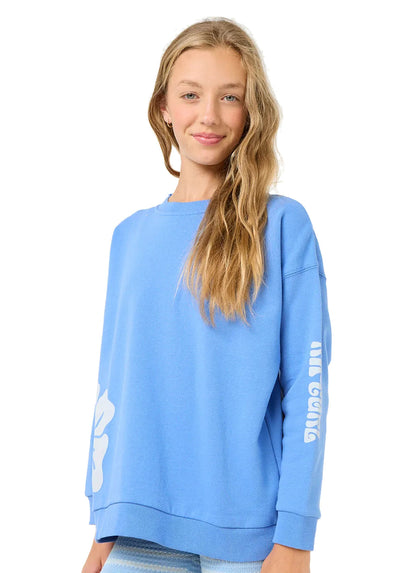 Rip Curl Girls' Bliss Crew Neck Sweatshirt (Big Kid)