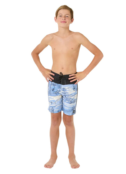 Rip Curl Boys' Mirage Barrel Killa Board Shorts (Big Kid)
