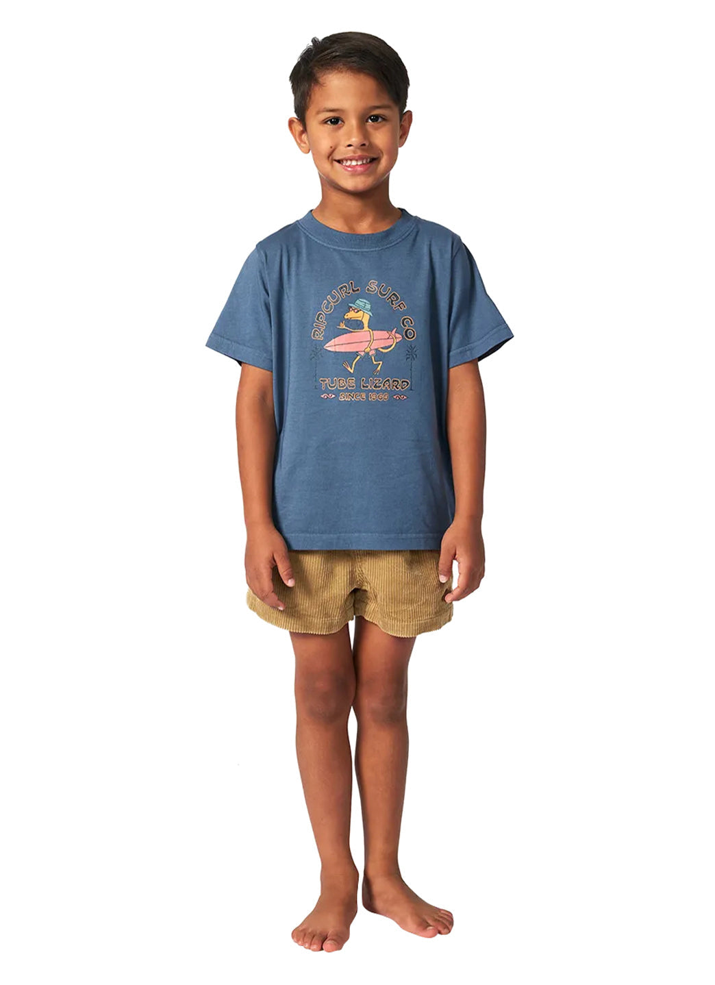 Rip Curl Boys' Grom Energy Lizard Short Sleeve Tee (Toddler, Little Kid)