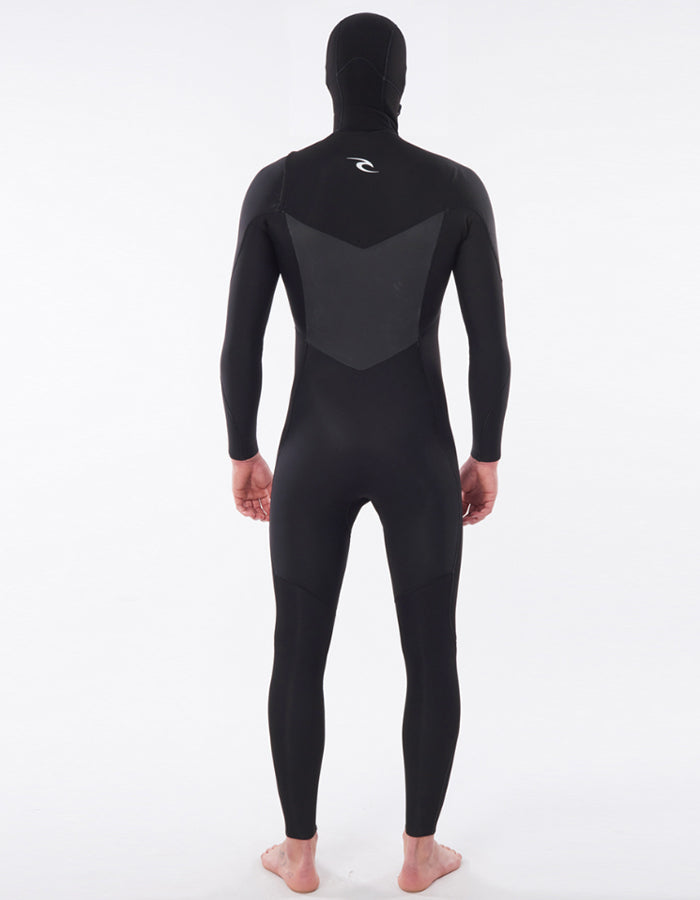 RIP CURL DAWN PATROL 6/4 CHEST ZIP HOOD WETSUIT