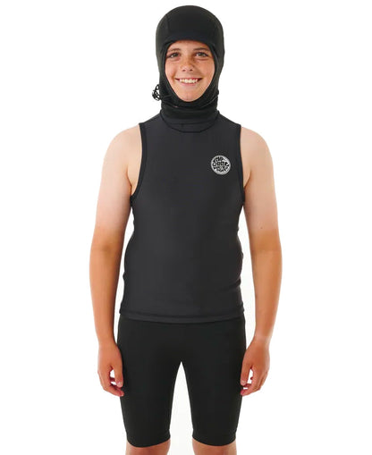 RIP CURL FLASHBOMB POLYPRO HOOD VEST 2MM KIDS