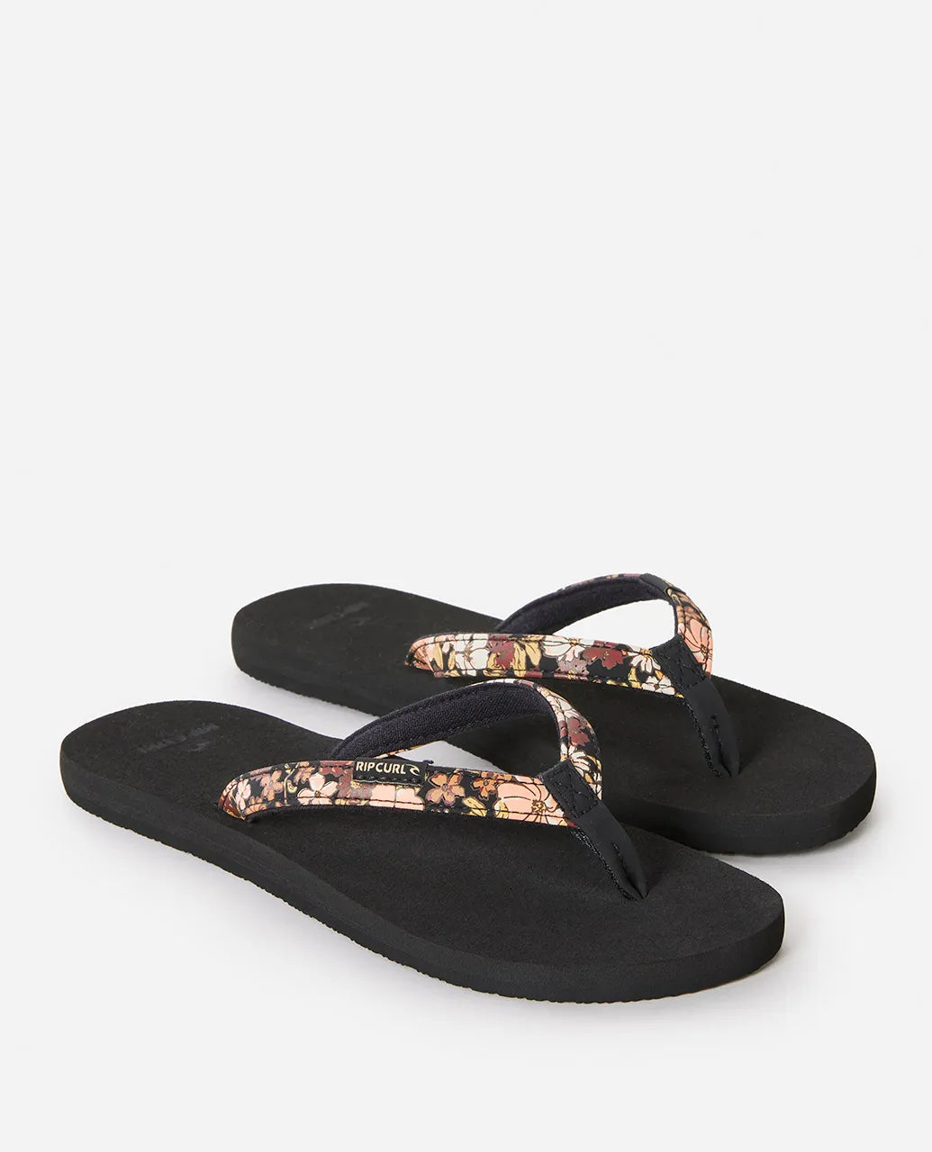 RIP CURL FREEDOM BLOOM OPEN TOE BLACK BROWN