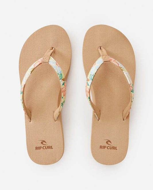 RIP CURL FREEDOM BLOOM OPEN TOE LIGHT ORANGE