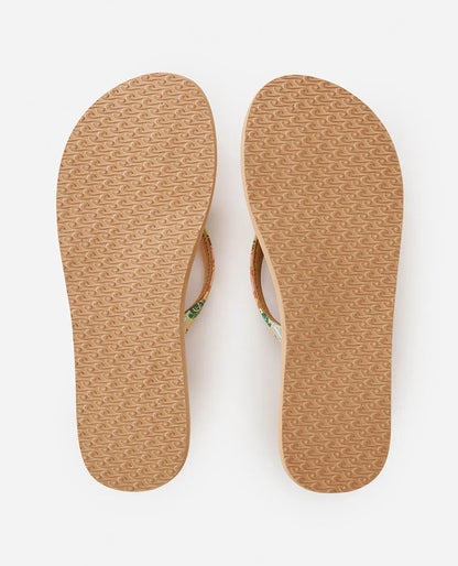 RIP CURL FREEDOM BLOOM OPEN TOE LIGHT ORANGE