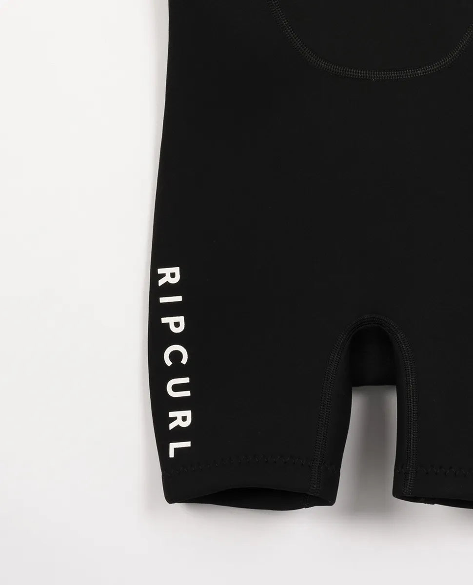 RIP CURL GROMS FREELITE 2MM BACK ZIP SPRINGSUIT BLACK