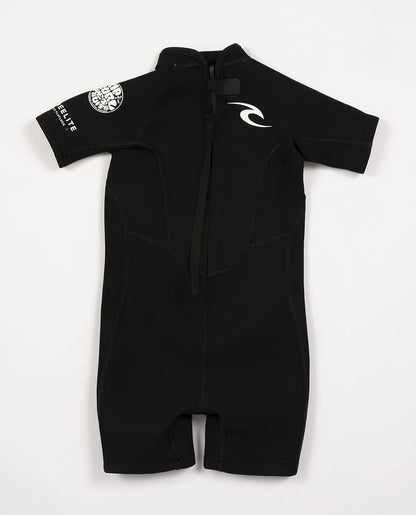 RIP CURL GROMS FREELITE 2MM BACK ZIP SPRINGSUIT BLACK