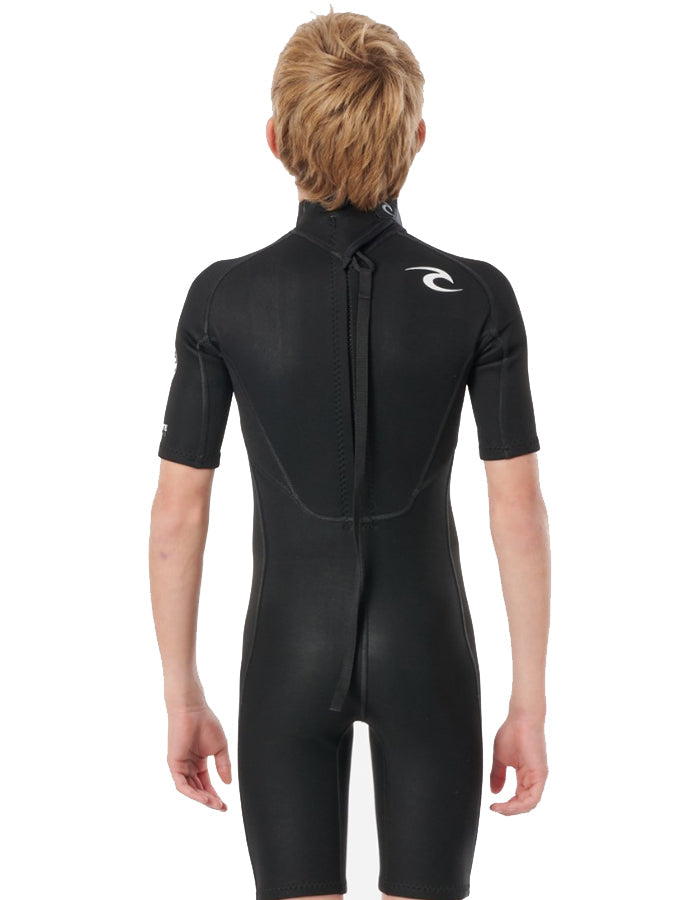RIP CURL JUNIOR FREELITE 2MM SHORT SLEEVE SPRINGSUIT BACKZIP