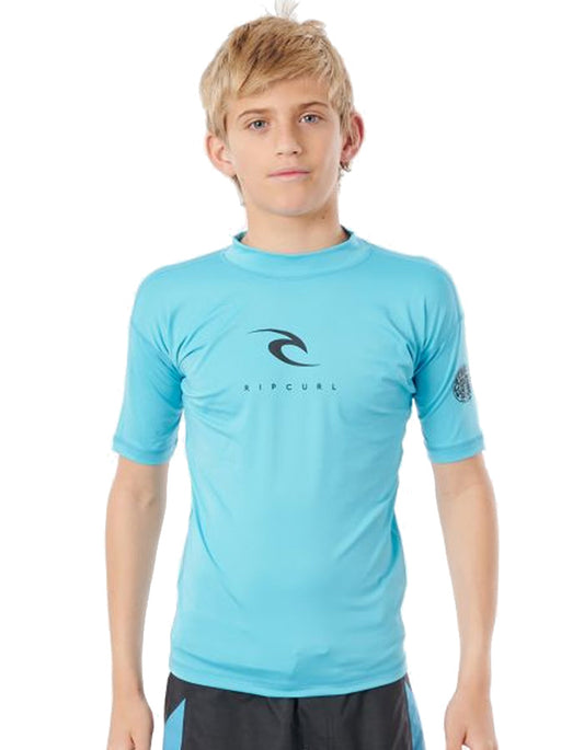 RIP CURL T-SHIRT BOYS CORP SHORT SLEEVE UV 50+