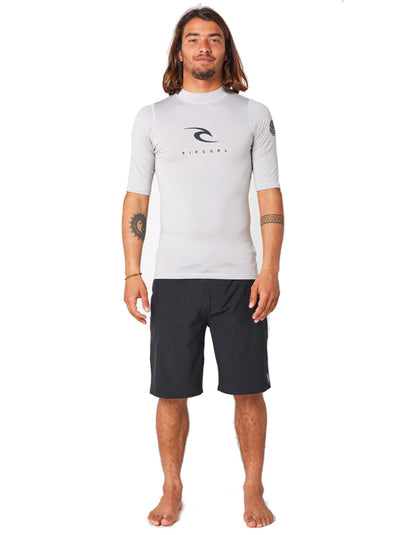 RIP CURL CORPS SHORT SLEEVE UV TEE GREY