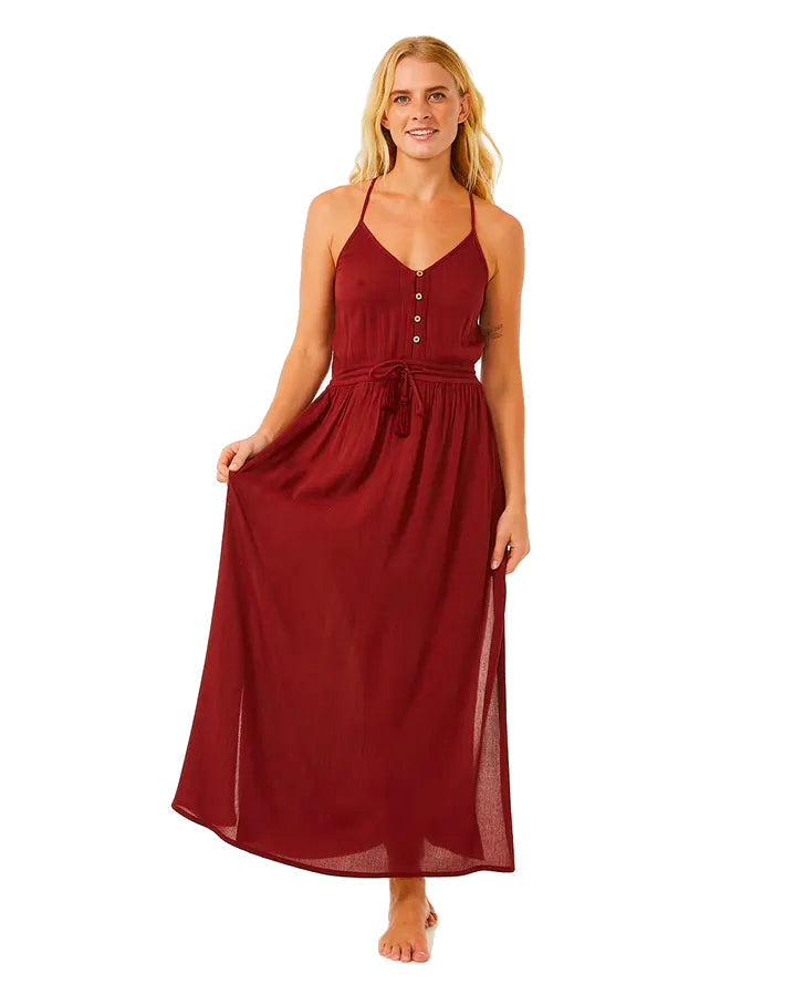 RIP CURL CLASSIC SURF MAXI DRESS PLUM