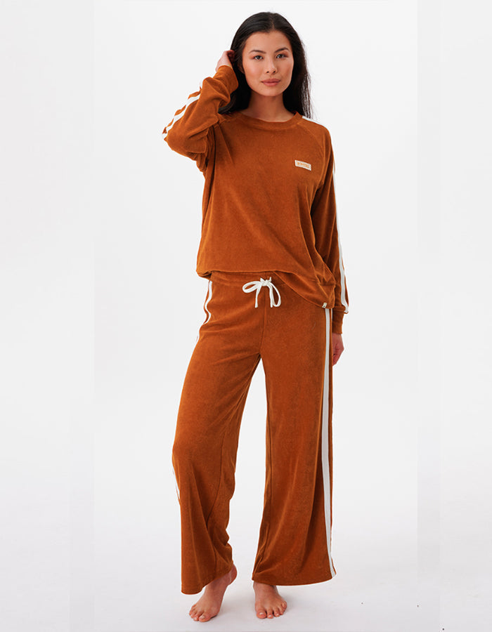RIP CURL LOCAL TERRY PANT CINNAMON