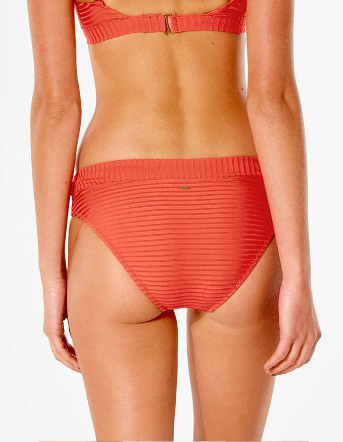 RIP CURL PREMIUM SURF FULL BIKINI PANT RED