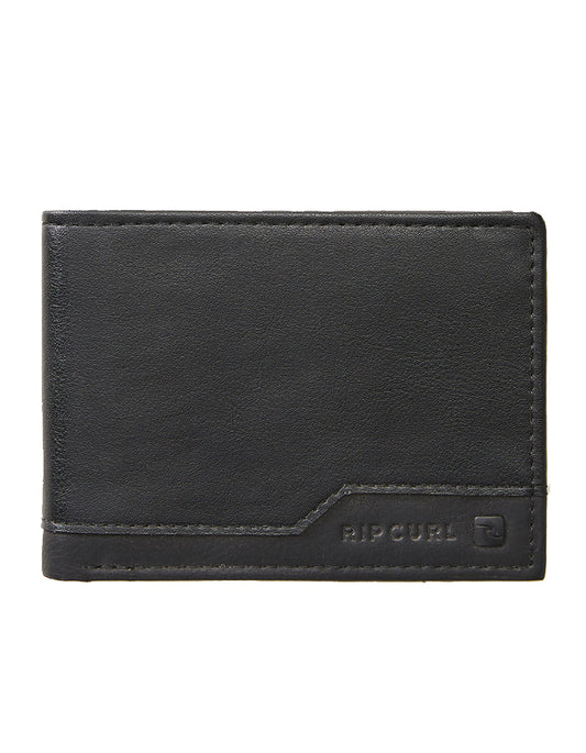RIP CURL RIDGE PU ALL DAY WALLET BLACK GREY