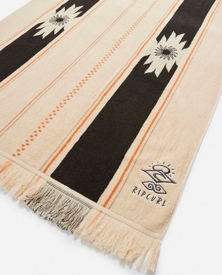 RIP CURL SEARCHER TOWEL WASHED BLACK