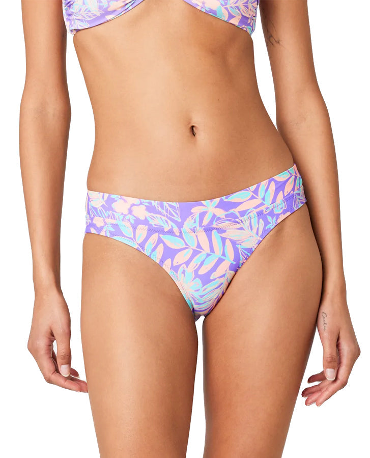 RIP CURL SLIP BIKINI BOTTOM PALM PARTY PURPLE