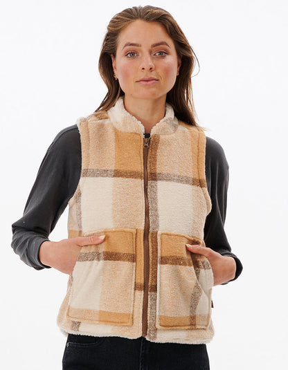 RIP CURL BREEZE VEST CAMEL