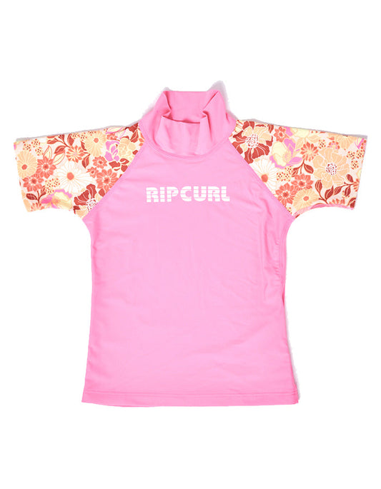 RIP CURL GIRLS 0-6 SHORT SLEEVE UUV50+ TEE