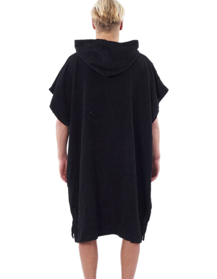 RIP CURL WET AS HOODED PONCHO BLACK