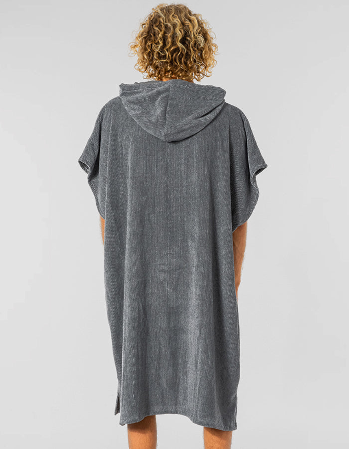 RIP CURL ICONS HOODED PONCHO GREY